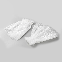 Ärmel aus Polyesterspitze für Hochzeiten&nbsp;AJEW-WH0661-72