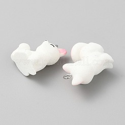 Pendentifs animaux en résine opaque&nbsp;FIND-WH20019-69
