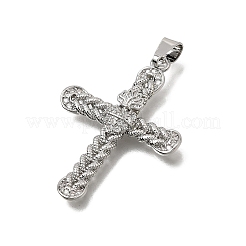 Messing micro pave klare zirkonia anhänger&nbsp;CU-CBA4BAF-04P