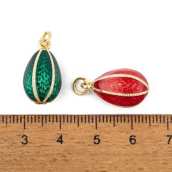 Colgantes de esmalte de latón&nbsp;KK-E112-15G