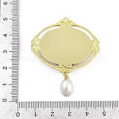 Messing Strass Anhänger&nbsp;KK-P282-01G