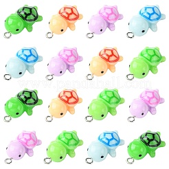 40pcs 5 Arten undurchsichtige Harzanhänger&nbsp;RESI-CJ0003-56