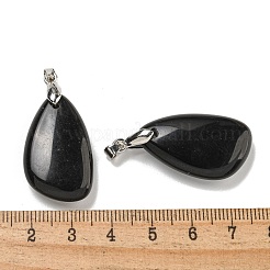 Colgantes de obsidiana naturales&nbsp;G-G147-02P-04