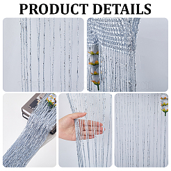 Rideau de porte en polyester&nbsp;AJEW-WH20128-054B