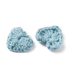 Artisanat coton tricot coeur ornement accessoires&nbsp;FIND-WH0116-44G