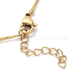 Ionenplattierung (IP) 304 Edelstahl-Gliederkettenarmbänder&nbsp;BJEW-K226-07G