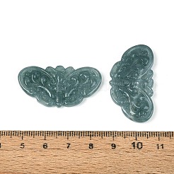 Anhänger aus geschnitztem natürlichem Myanmar-Jade&nbsp;G-T143-36A