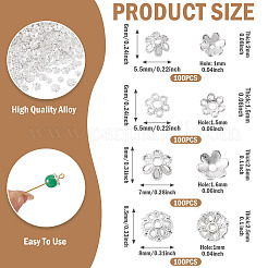 400pcs 4 styles de perles en alliage&nbsp;FIND-TA0009-94S