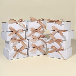 Faltbare Geschenkschachteln aus Papier mit Schleife&nbsp;CON-WH20001-11A-01