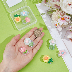4 Beutel 4 Stile Blume TPU Ladekabelschutz&nbsp;DIY-OC0014-30