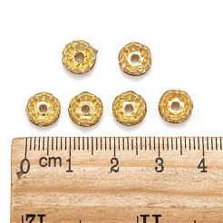 Eisenkristall-Strass-Abstandshalterperlen&nbsp;RB-A008-8MM-G