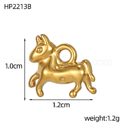 Pferdeanhänger 304 Edelstahlanhänger&nbsp;STAS-OY004-45G