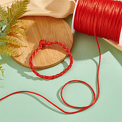 Cordon en satin de polyester à queue de rat&nbsp;DIY-WH0569-34A