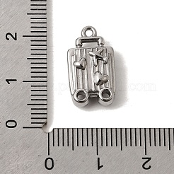 Ciondoli in acciaio inox 304&nbsp;STAS-K255-29P