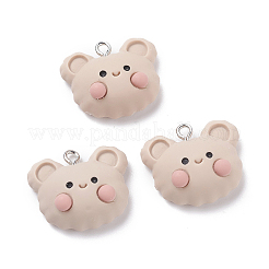 Pendentifs en résine opaque&nbsp;RESI-F030-01