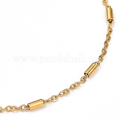 Collane con catene a maglie in acciaio inossidabile 304&nbsp;NJEW-JN02932-01