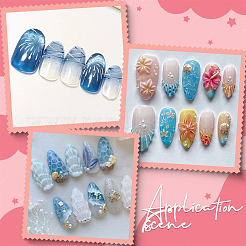 5 Blatt Nagelklebestreifen&nbsp;DIY-SP0006-13