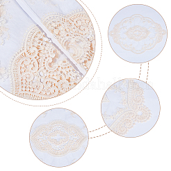 Tischsets mit Polyester-Spitzenstickerei&nbsp;AJEW-WH0413-78