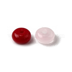 Abalorios de vidrio imitación de jade&nbsp;DGLA-C005-B01-3x6mm-02