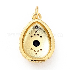 Colgante micropavé cubic zirconia de latón&nbsp;LS-KK-E036-05G
