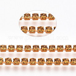 Électrophorèse fer strass strass chaînes&nbsp;CHC-Q009-SS6.5-B17