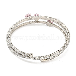Bracelets en laiton plaqué en rack&nbsp;BJEW-B110-01P-03