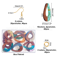 DIY baumeln Ohrring machen Kits&nbsp;DIY-OC0006-16