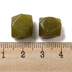Abalorios de jade blanco natural teñidas&nbsp;G-B070-06