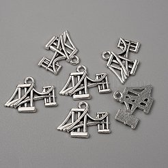 Tibetischer stil Aluminium Anhänger & Charms&nbsp;FIND-CJC0004-49AS