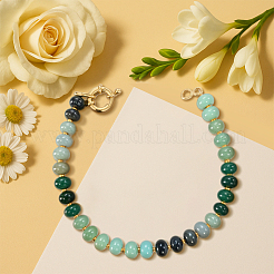 2 Stück 2 Farben natürliche gemischte Edelsteinperlen Stretch-Armbänder&nbsp;BJEW-HY0002-02