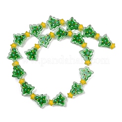 Perle di vetro smaltato trasparente&nbsp;LAMP-S070-05F