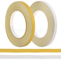 2 Rolle 2 Farben 50m Glitzer-Klebebänder aus Kunststoff&nbsp;DIY-GF0011-22
