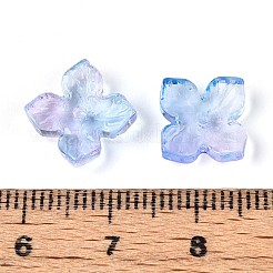 Capuchons de perles de verre transparents pour peinture de cuisson&nbsp;DGLA-N014-04B