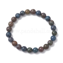 Pulseras elásticas con cuentas de zafiro natural para mujer&nbsp;BJEW-JB13081
