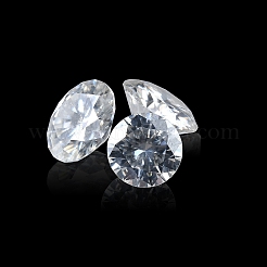 Pietre sciolte moissanite taglio rotondo brillante cabochon&nbsp;RGLA-F081-01H