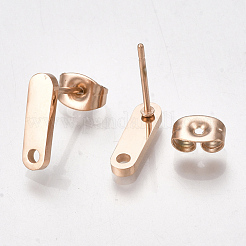Ohrstecker-Beschläge aus Edelstahl 304&nbsp;X-STAS-S107-18