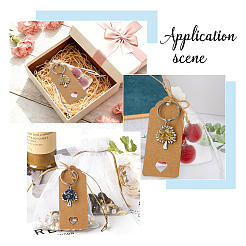 35 pendentif arbre de vie en alliage avec une pierre précieuse bicolore ({1} pièce)&nbsp;KEYC-FH00108