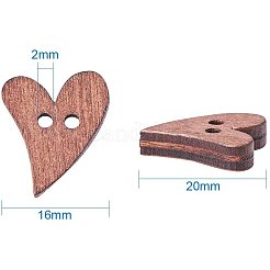 A forma di cuore pulsanti di vernice&nbsp;BUTT-PH0004-06