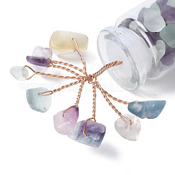 Baumschmuck aus natürlichen Fluoritsplittern&nbsp;DJEW-P021-E03