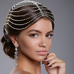 Legierung Strass Stirnband&nbsp;OHAR-WH0011-63