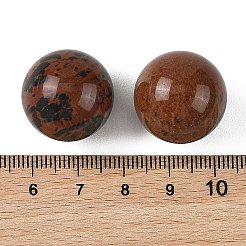 Kugelperlen aus natürlichem Mahagoni-Obsidian&nbsp;GG-D003-A05