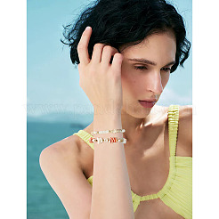 DIY-Armband-Set aus natürlichen Muschelperlen&nbsp;DIY-CF0001-10