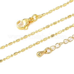 Messing-Kugelkettenhalsketten für Damen&nbsp;NJEW-D302-32G