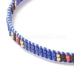 Braccialetto di perline con semi giapponesi fatti a mano per le donne&nbsp;BJEW-MZ00019-02