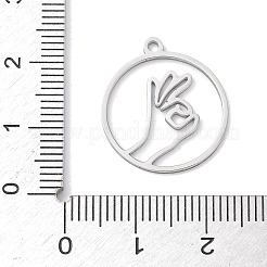 Pendentifs en acier inoxydable 304&nbsp;STAS-Z131-01D-P