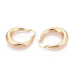 Pendientes de aro de latón&nbsp;EJEW-T047-101G