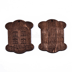 Holz große Anhänger&nbsp;WOOD-N005-22