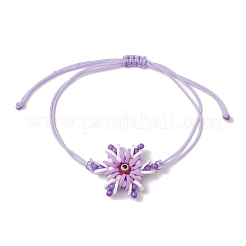 Braccialetti a maglie in nylon regolabili&nbsp;BJEW-MZ00162-05