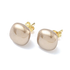 Ohrstecker aus Messing und ABS-Kunststoff mit Imitationsperlen für Damen&nbsp;PL-CBA760A-03A-G03