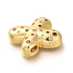 Pendentifs en laiton avec zircone cubique&nbsp;KK-M295-13G-X